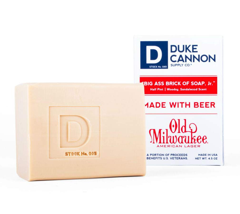 Duke Cannon Big Ass Brick Beer Soap Jr. Half Pint Travel Size – 4.5 oz