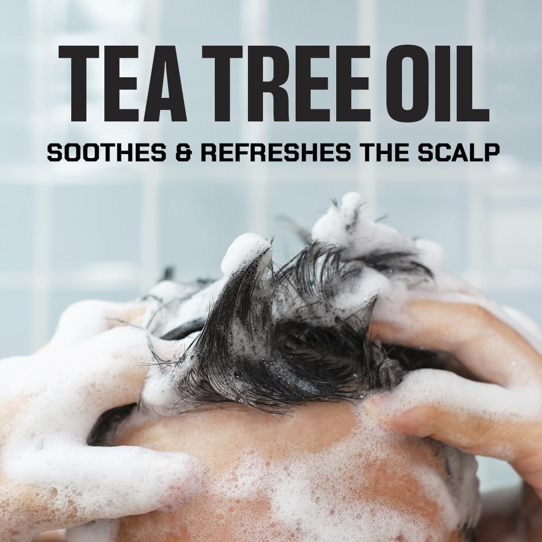 Duke Cannon 2-in-1 Tea Tree Hair Wash & Sawtooth Body Wash Bundle – Masculine Scent
