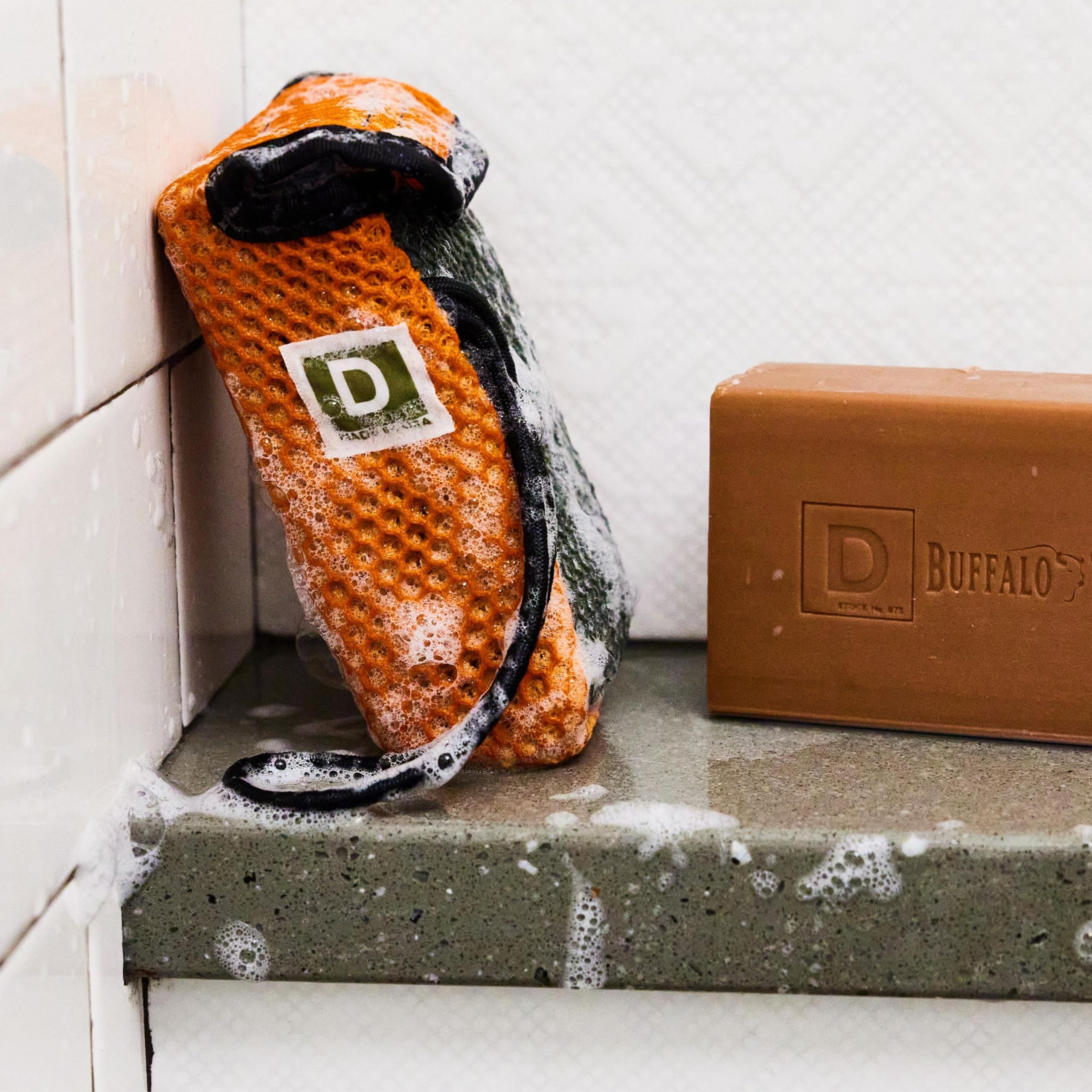 Duke Cannon Supply Co. Holiday Edition Illegally Cut Pine Soap & Tactical Scrubber | Fresh Cut Pine Scent | Paracord Pouch