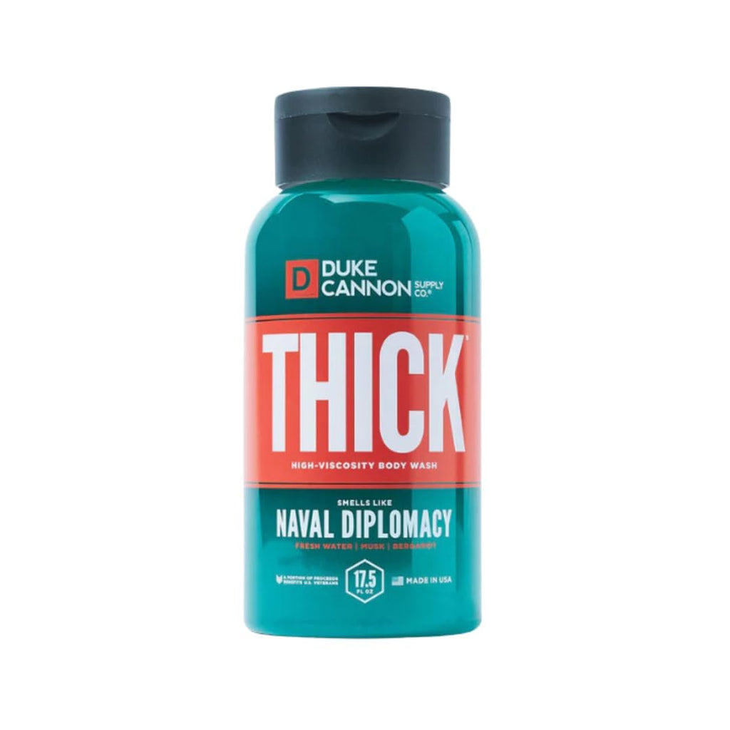 Duke Cannon Supply Co. THICK High-Viscosity Body Wash for Men – Naval Diplomacy Scent, 17.5oz 3-Pack