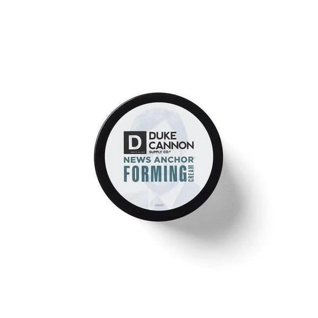 Duke Cannon News Anchor Forming Cream – Medium to Strong Hold, Matte Finish, 4 oz
