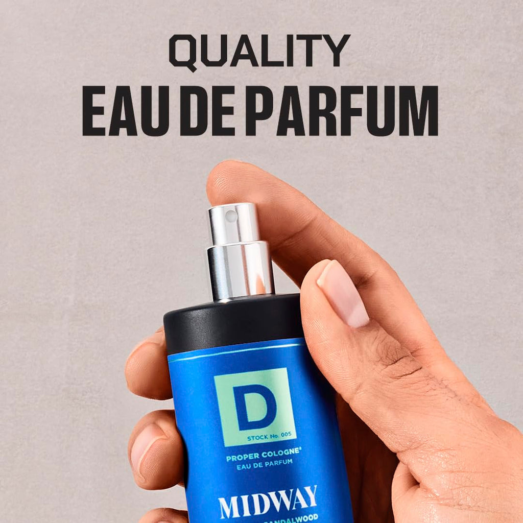 Duke Cannon Proper Cologne Midway – Citrus & Cedarwood | 1.7 fl oz