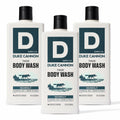 Duke Cannon Supply Co. Thick High Viscosity Body Wash – Seawolf 3 Pack (18 oz) | 3x Thicker, Plant-Based, Mineral-Enriched for Men