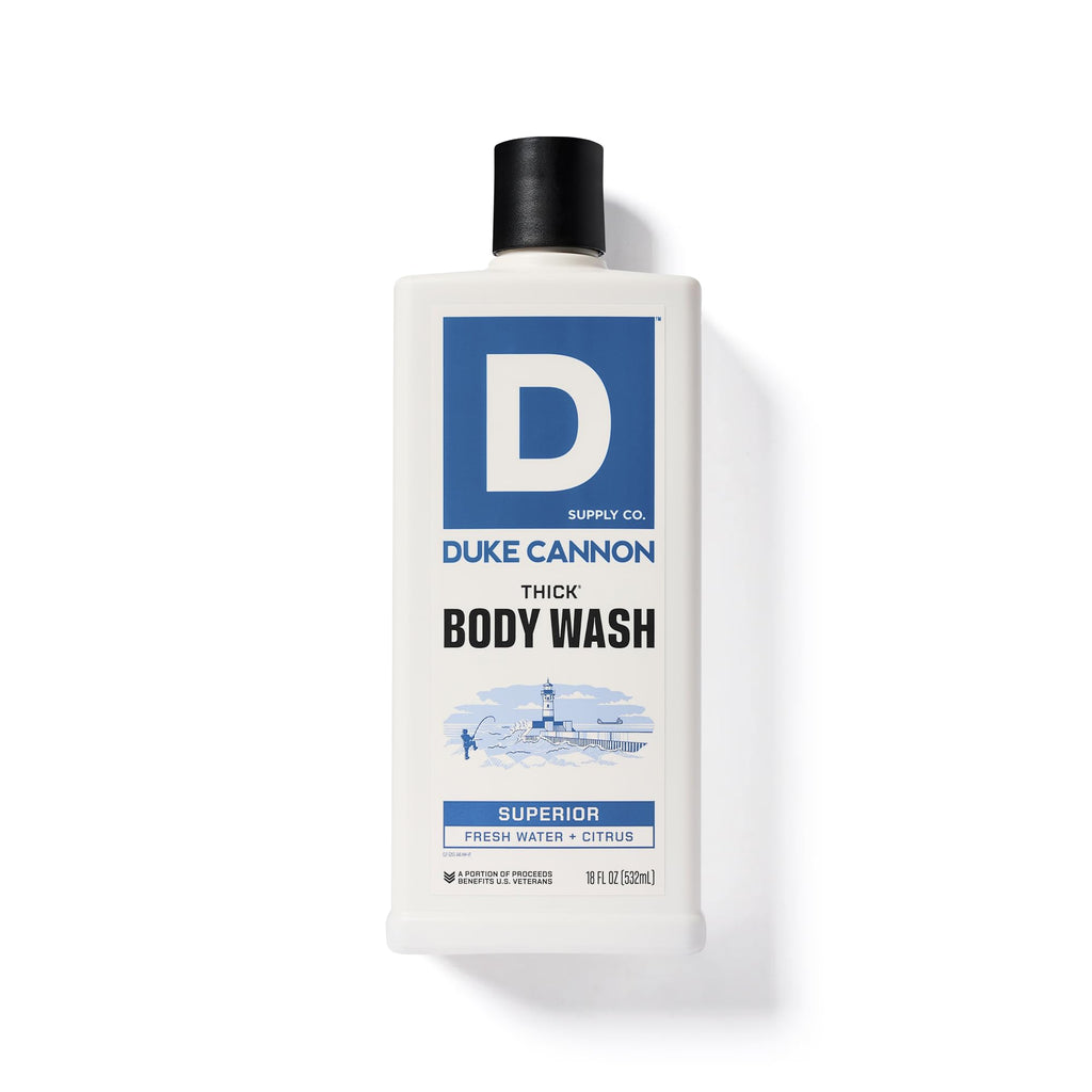 Duke Cannon Thick Body Wash – Superior Men’s Premium Body Wash, Deep Clean, 18oz, Sulfate-Free, Moisturizing Formula (3 Pack)