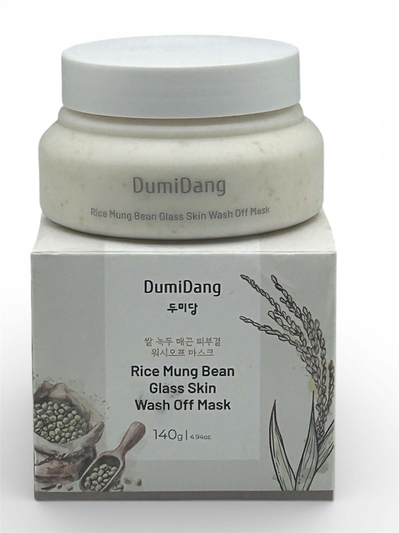 DumiDang Rice Mung Bean Glass Skin Wash Off Mask — 4.94 fl oz