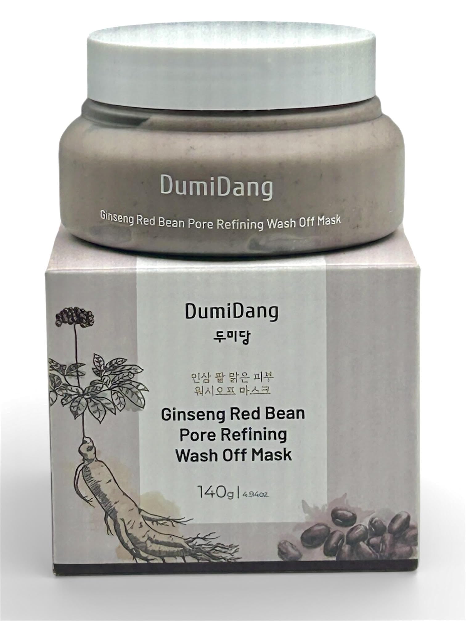 DumiDang Ginseng Red Bean Pore Refining Wash Off Mask – 4.94 oz