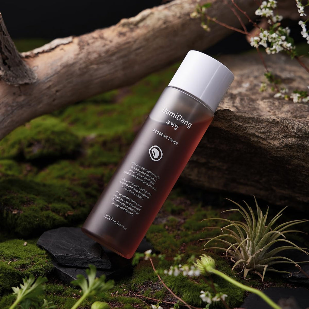 DumiDang Red Bean Essence Toner - Korean Vegan Fermented Red Bean Extract, Anti-Aging, 200mL