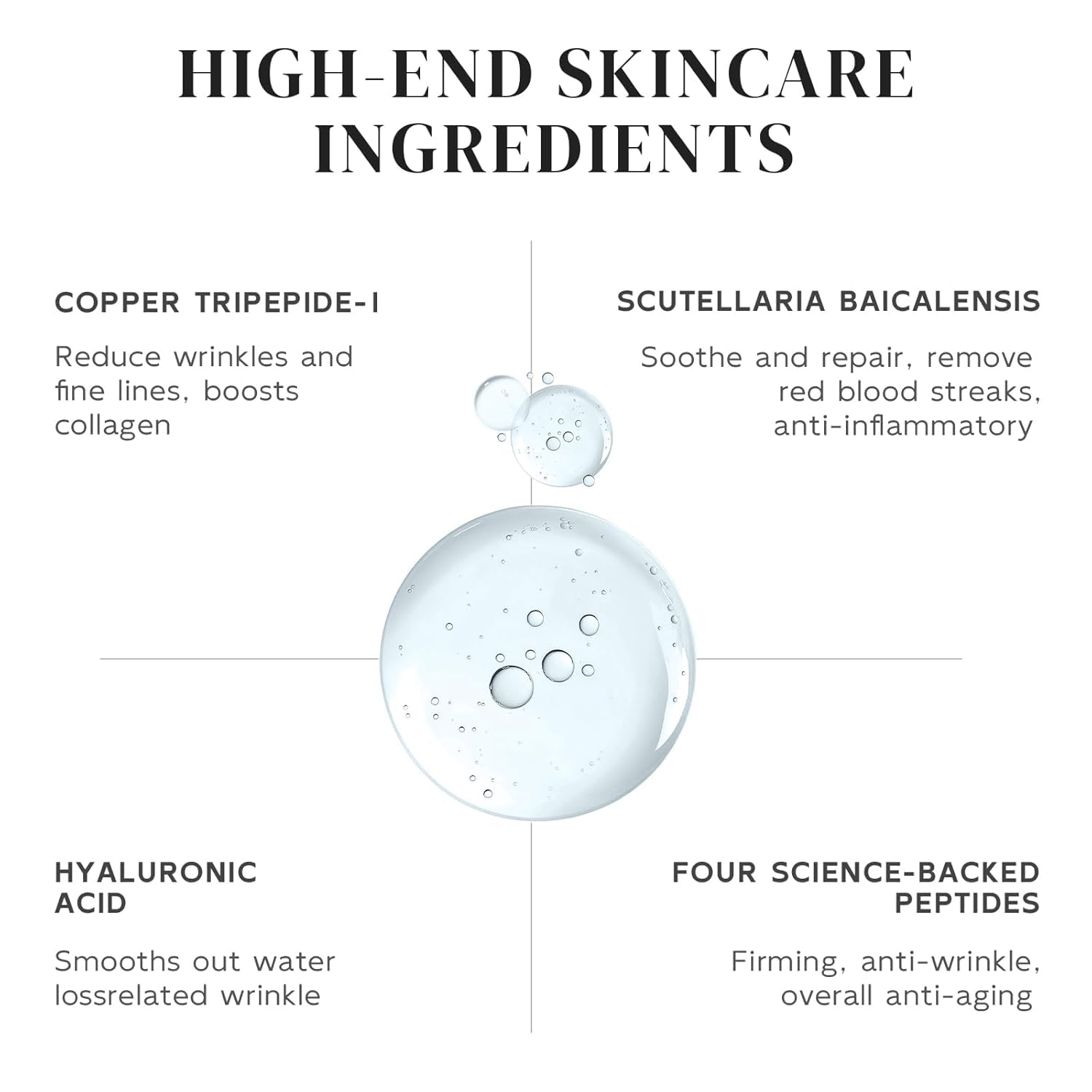 Dumie Copper Peptide Serum for Face | GHK-Cu & EGF Anti-Aging, Hydration & Firming | 25mL (Korean Skincare)