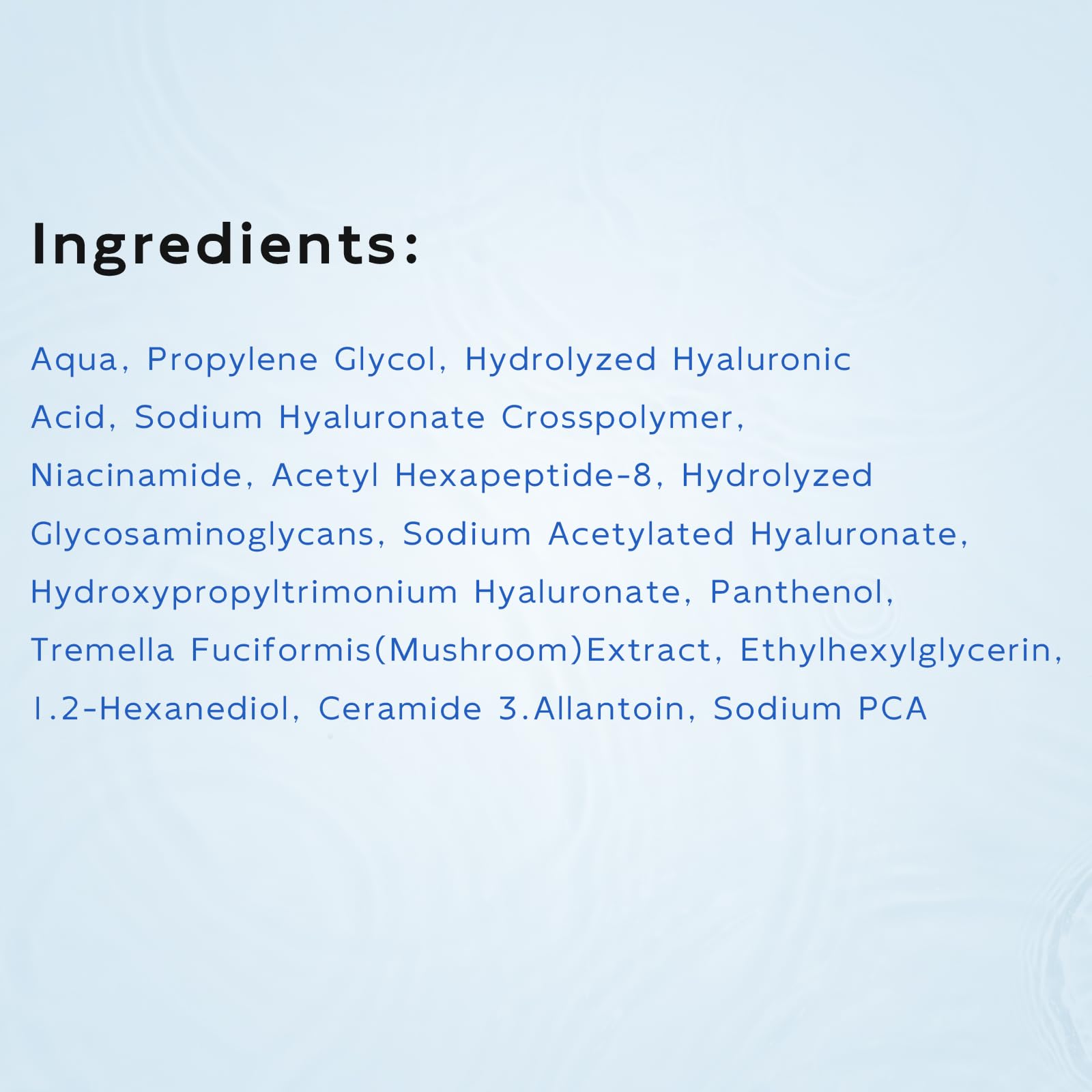 Dumie 3% Hyaluronic Acid Serum – 4-HA Hydration with Ceramide NP & Acetyl Hexapeptide-8