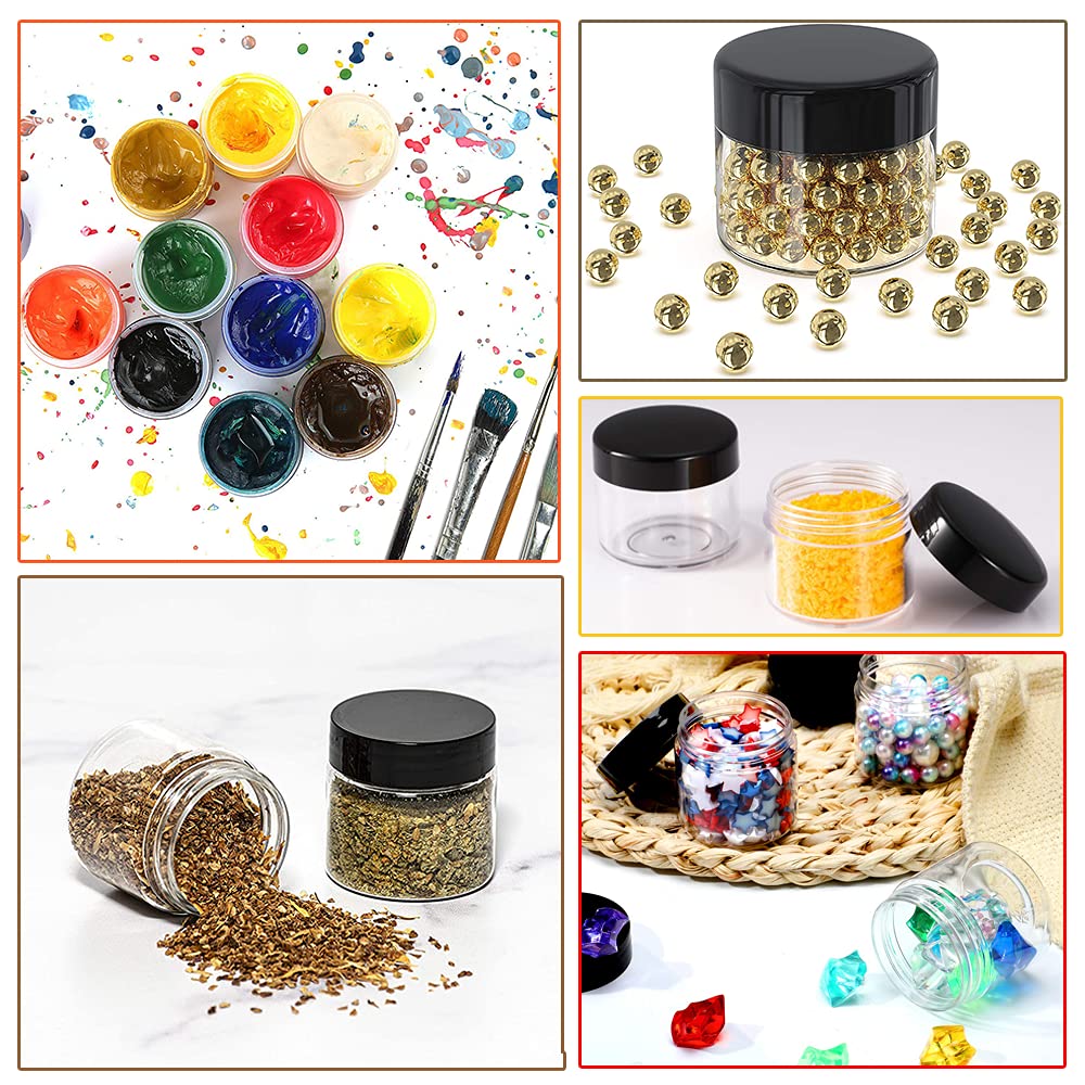 DupakSYS 4 oz & 1 oz Jars with Lids Set of 24 – Leak-Proof Cosmetic Containers