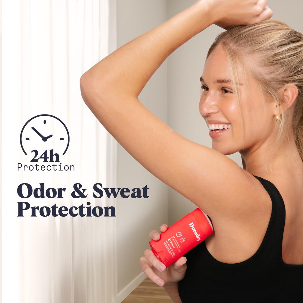 Duradry Clinical-Strength Antiperspirant for Women and Men – Clear Sky (Crisp Pear + Vanilla) – 3-Pack