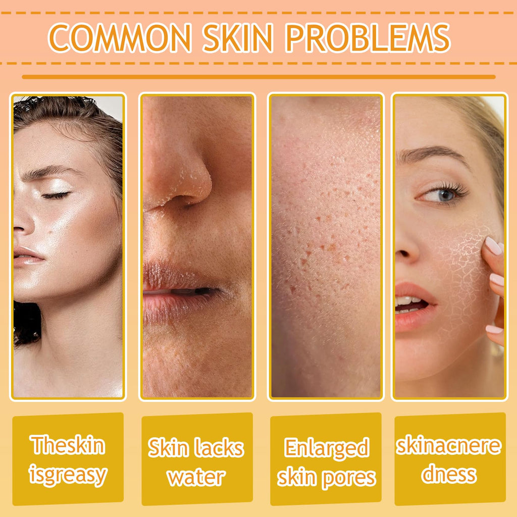 DWDiWen Turmeric Skin Care Set – 9-Piece Travel Facial Kit