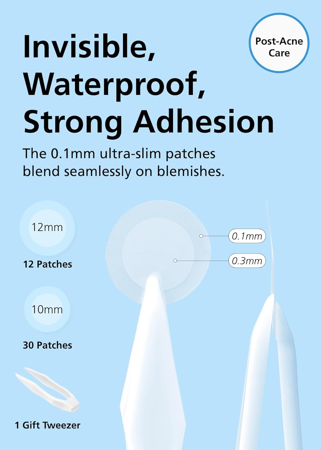 DWEasyDerm EasyDerm Beauty Patch – 126-Count Hydrocolloid Acne Patches for Zit Spots
