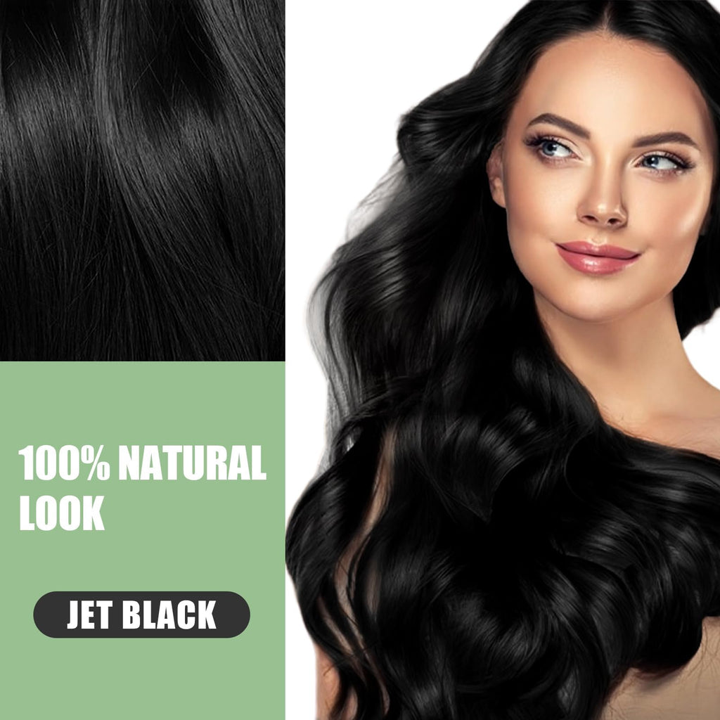 DYEING 221 BC FarnDu Jet Black Hair Dye Shampoo – 3 in 1 Natural Herbal Color, 100% Gray Coverage, Ammonia-Free (500ml)