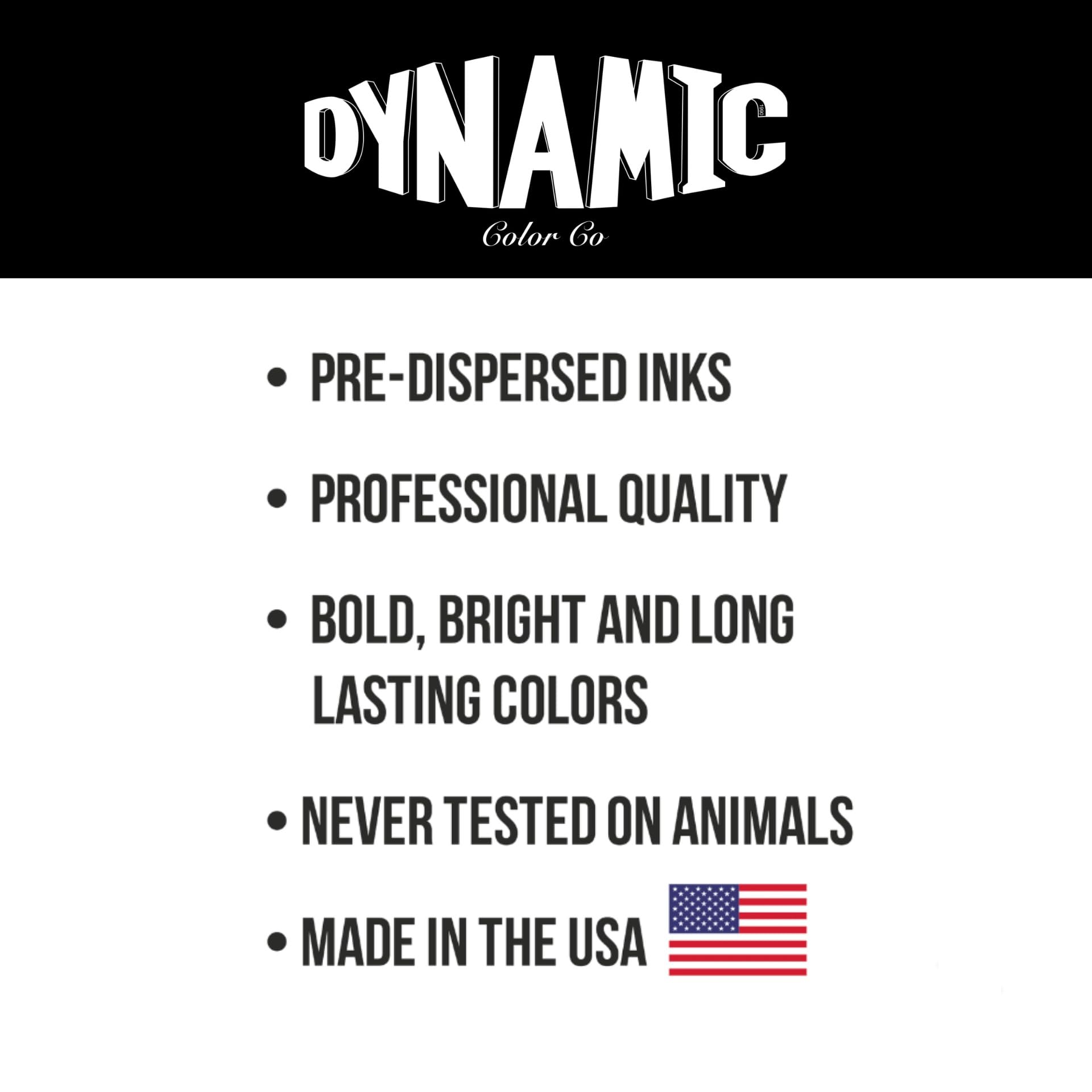 Dynamic Color Co Turquoise Tattoo Ink — 1 oz Bottle, Long-Lasting, Vivid Color, Sterilized, Made in USA