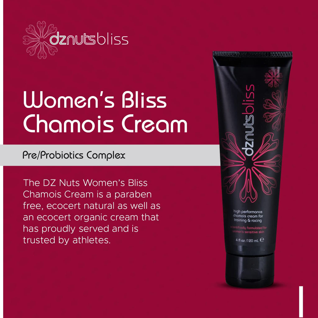 dznuts Pro Chamois Cream, Bliss Chamois Cream & Bald Shaving Cream – Saddle Sores & Razor Burn
