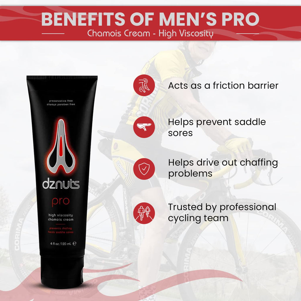 dznuts Pro Chamois Cream + Bald Super Smooth Shave Lotion – Prevents Razor Burns & Chafing