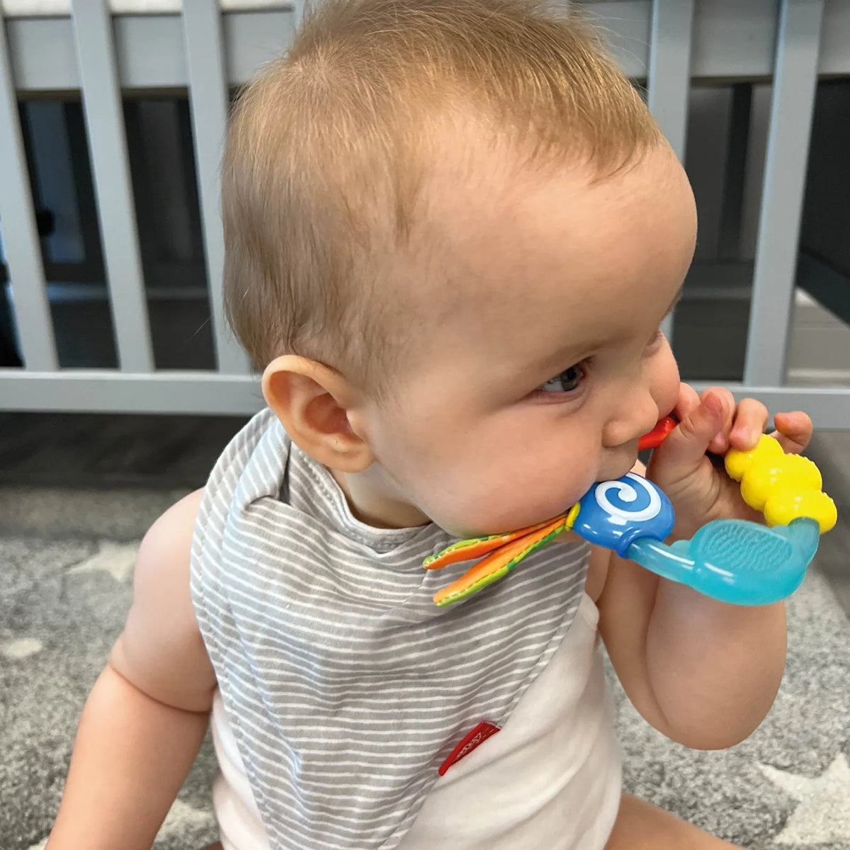 Nuby Wacky Teething Ring - Multicolour