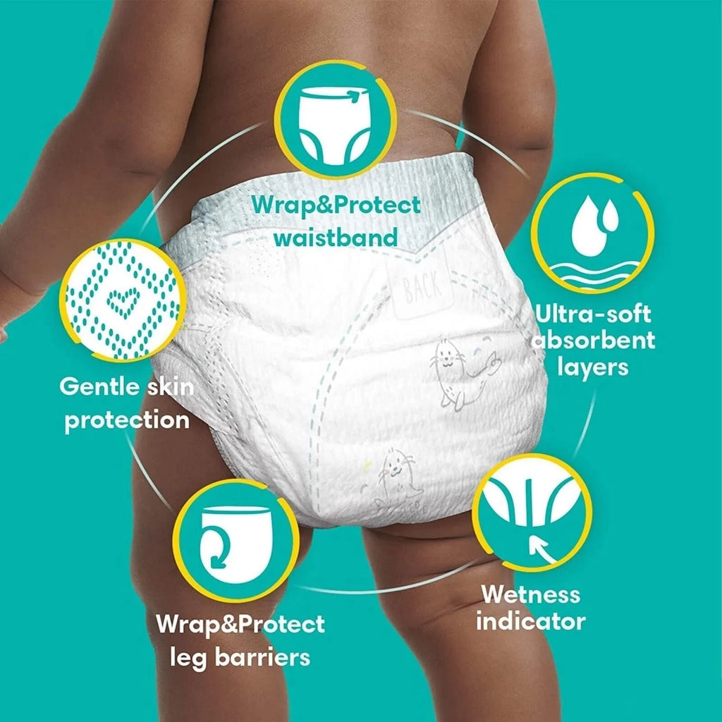 Pampers Baby Dry Size 4+ Jumbo Pack - 76 nappies