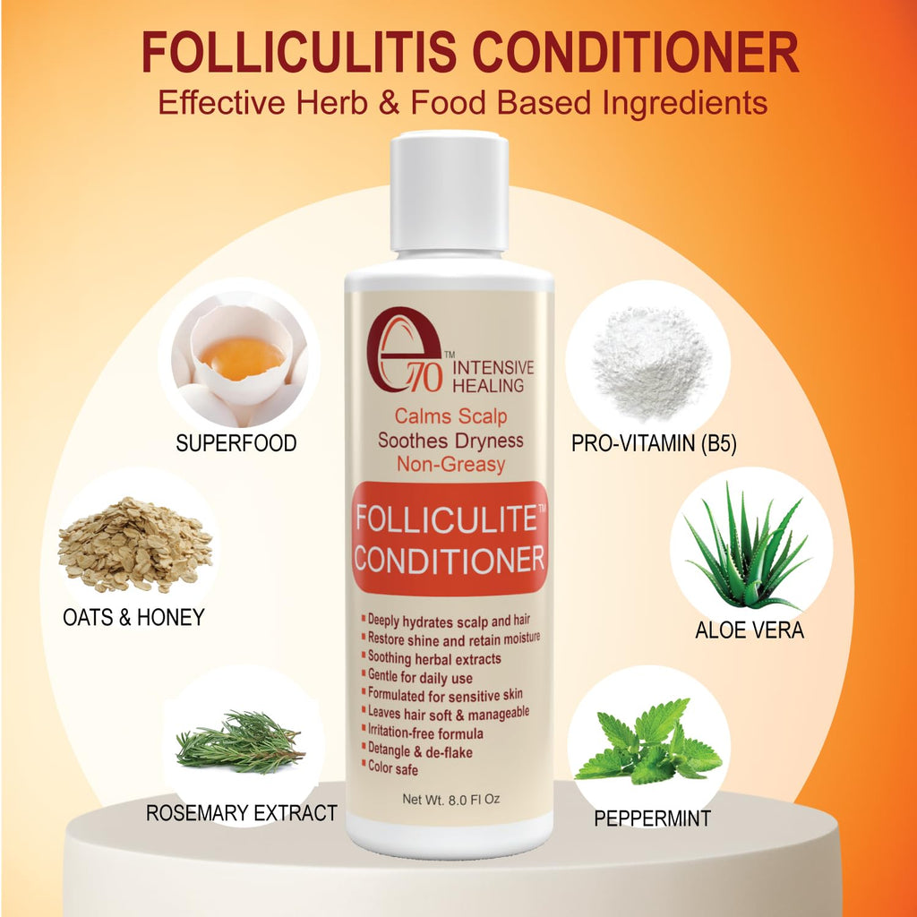 e70 Folliculitis Treatment Conditioner - 3% BHA, Tea Tree & Chamomile, 8 fl oz