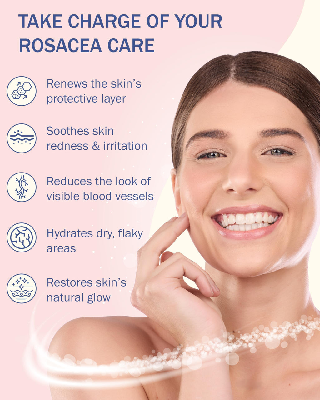 e70 Rosacea Treatment Serum – 10% Azelaic Acid, Niacinamide & HA | Made in USA