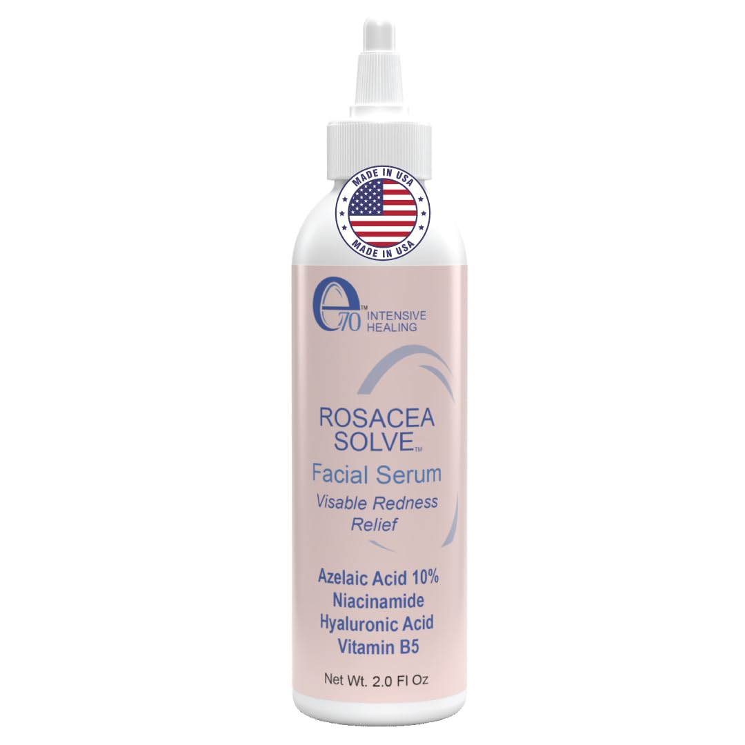e70 Rosacea Treatment Serum – 10% Azelaic Acid, Niacinamide & HA | Made in USA