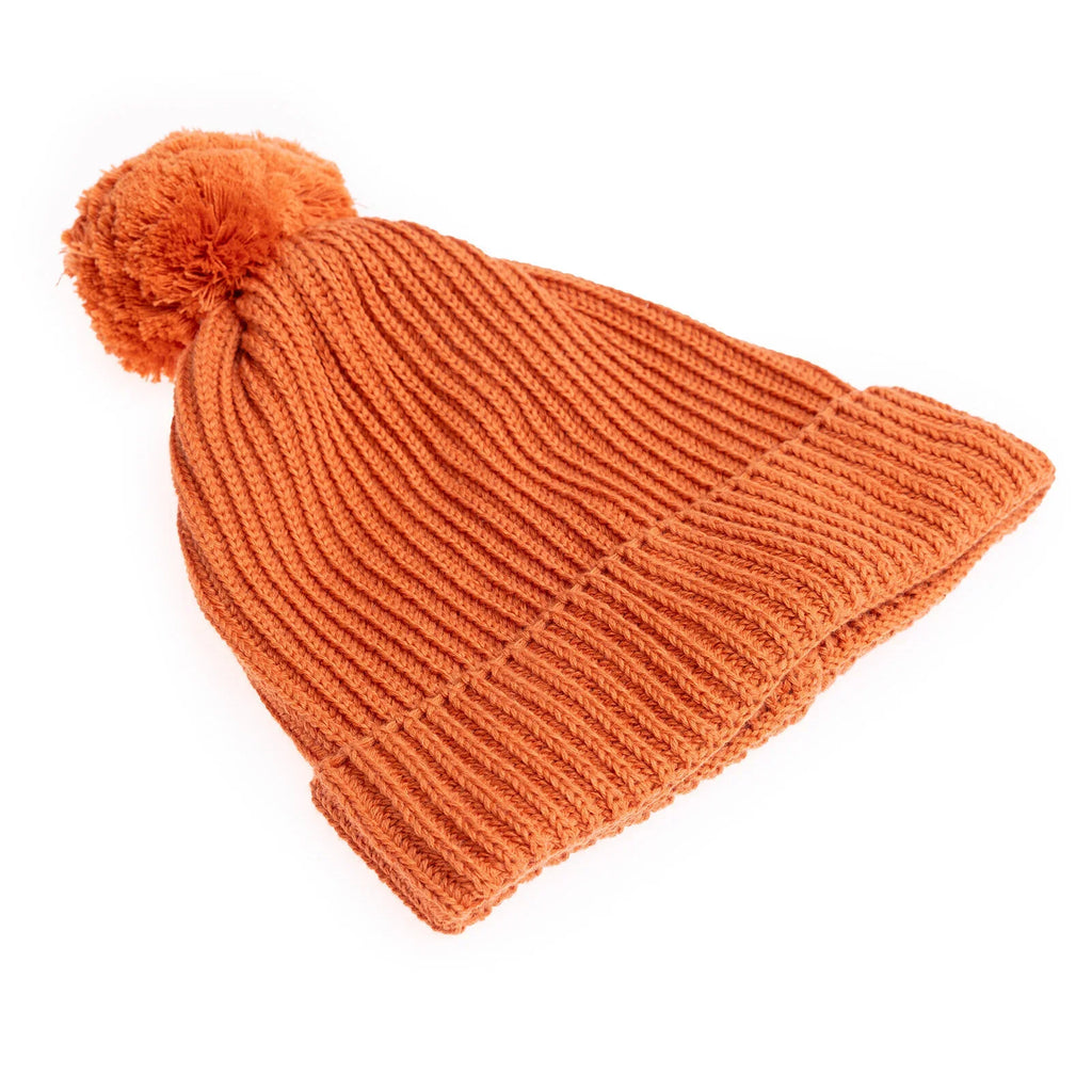 HelloBaby Pom-Pom Knitted Baby Beanie (One Size)