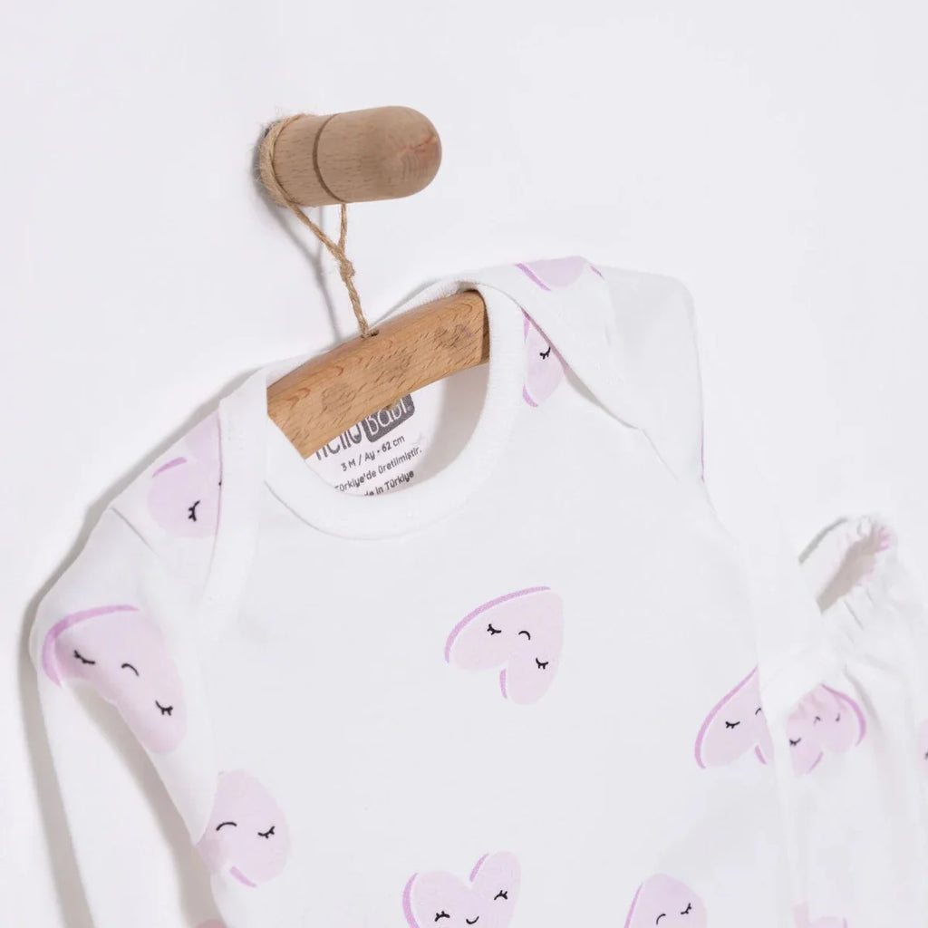 HelloBaby Unisex Body- Footless Bottom - Ecru