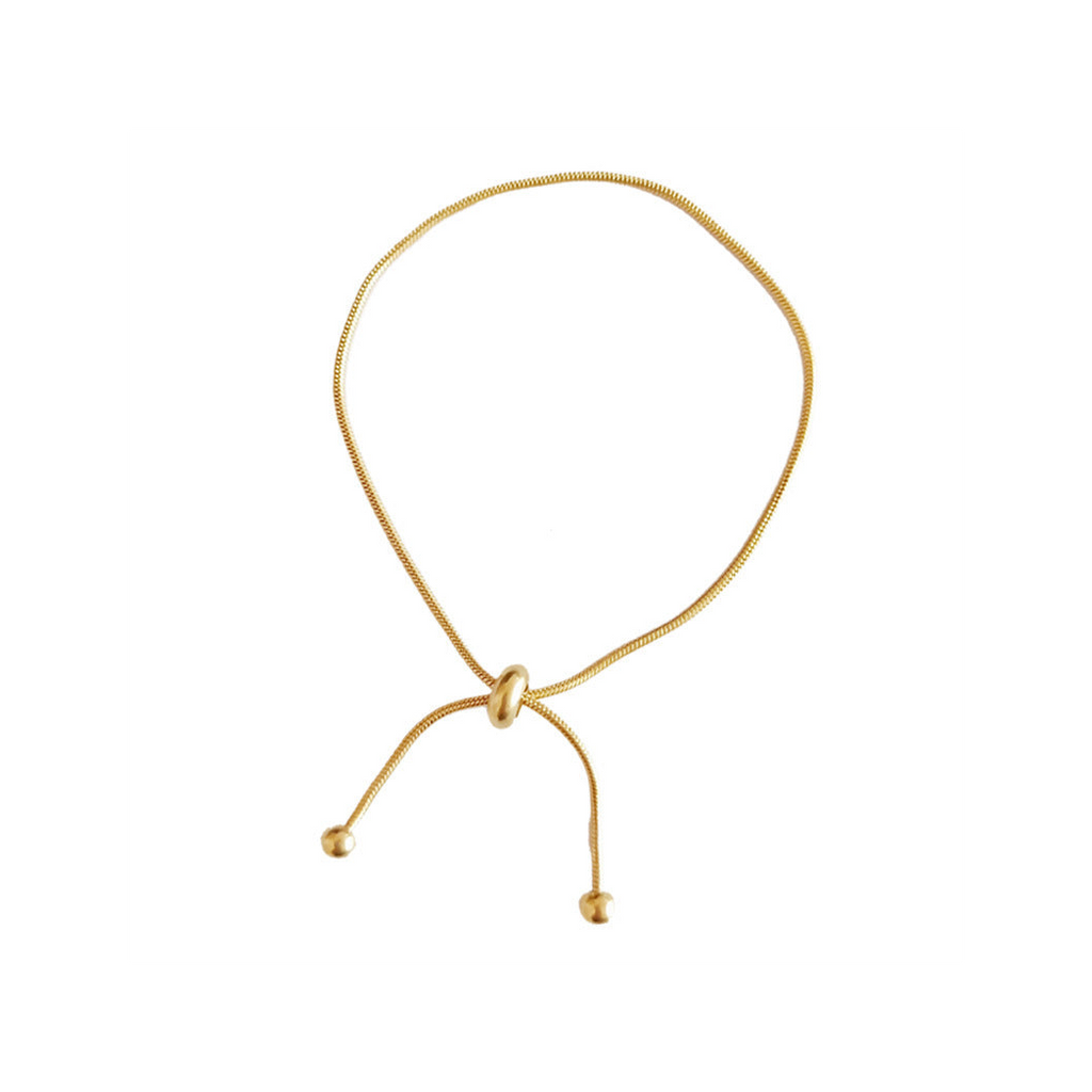 Gold Simple Slider Bracelet