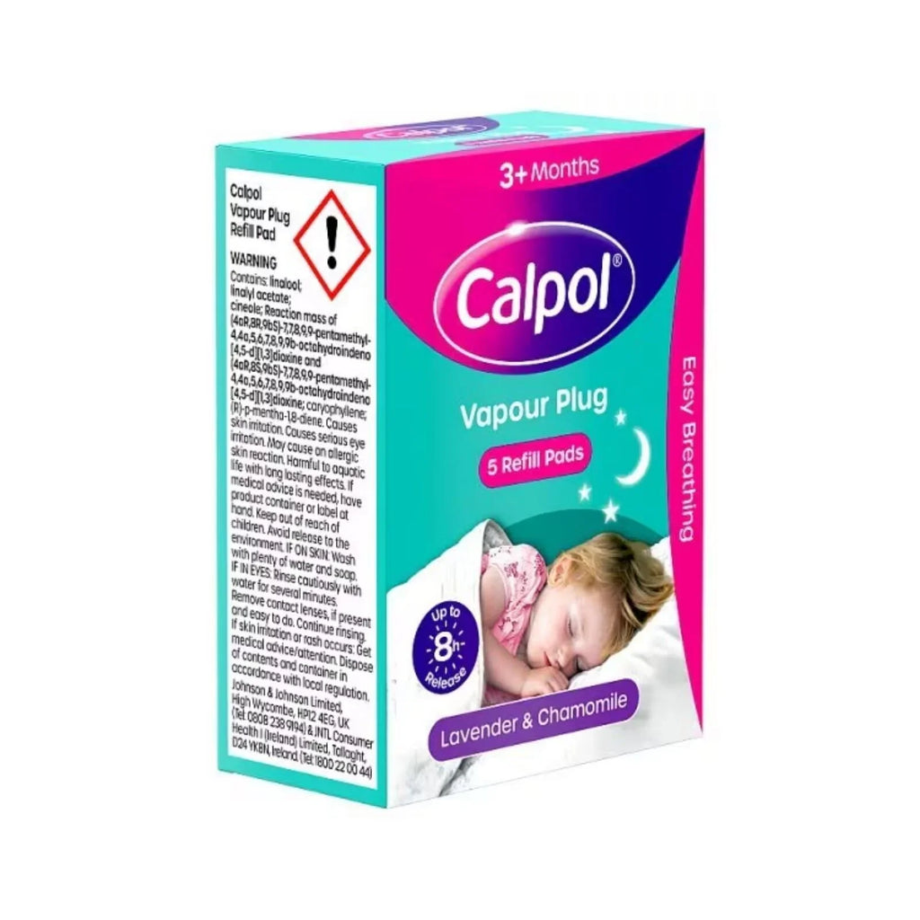 Calpol Vapour Plug Lavender and Chamomile 5 Refill Pads