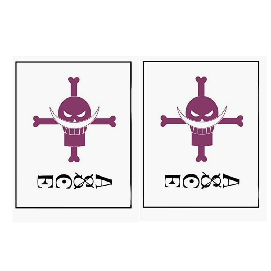 Ealipoi Portgas D Ace Tattoo Sticker for Anime Cosplay – Back Design, Easy Application