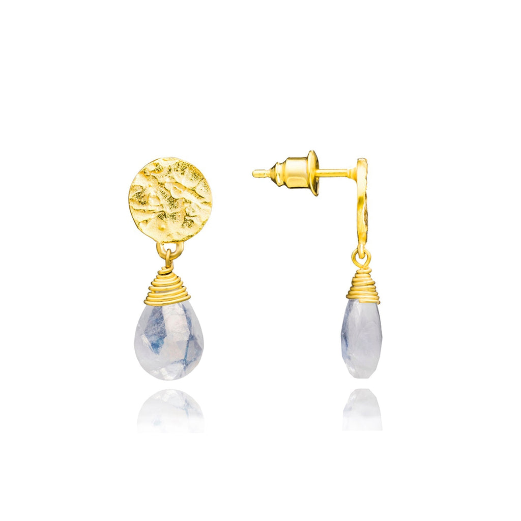 Classic Athena Kate Drop Earrings: Moonstone