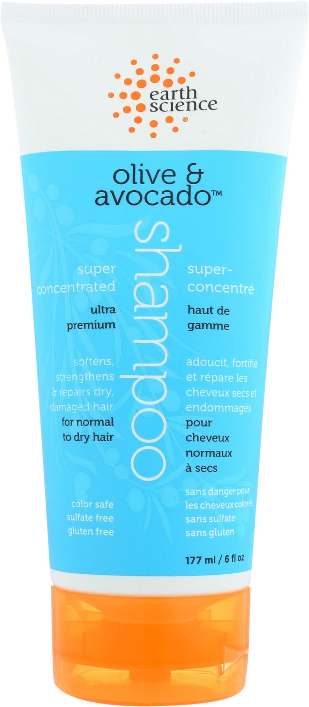 Earth Science Deep Conditioning Shampoo – Silk Protein, Avocado & Argan Oils, 6 oz