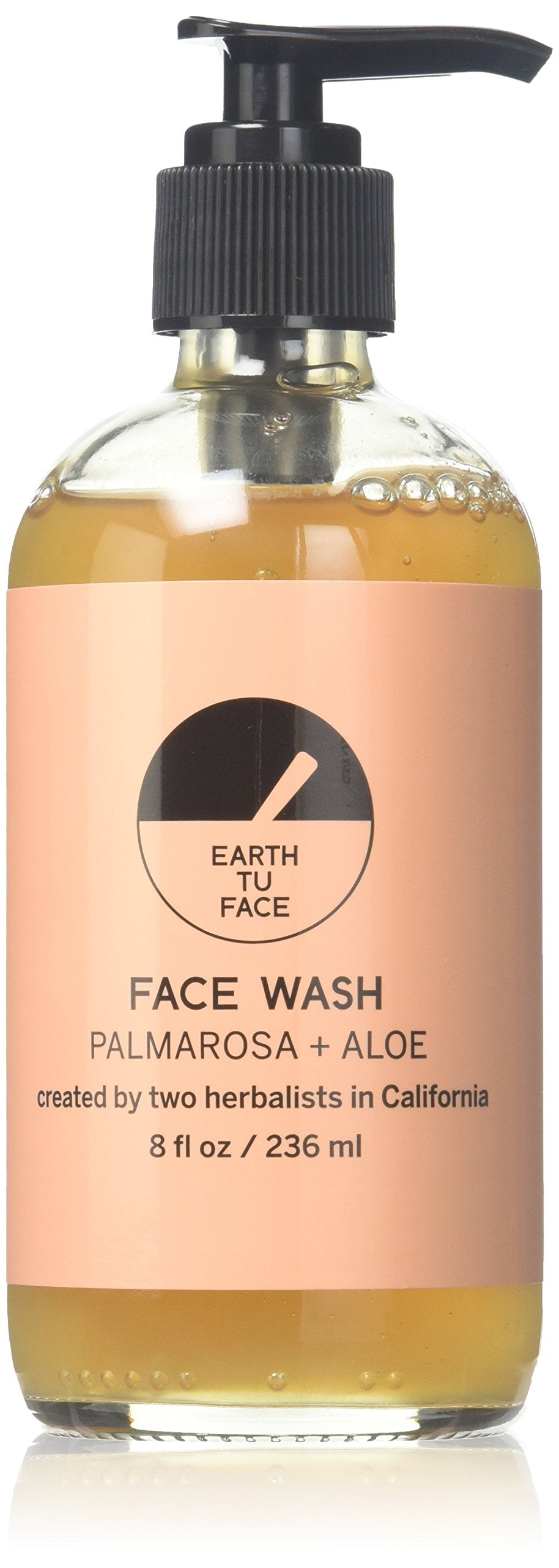 Earth Tu Face Organic Palmarosa + Aloe Face Wash | Gentle Plant-Based Cleanser