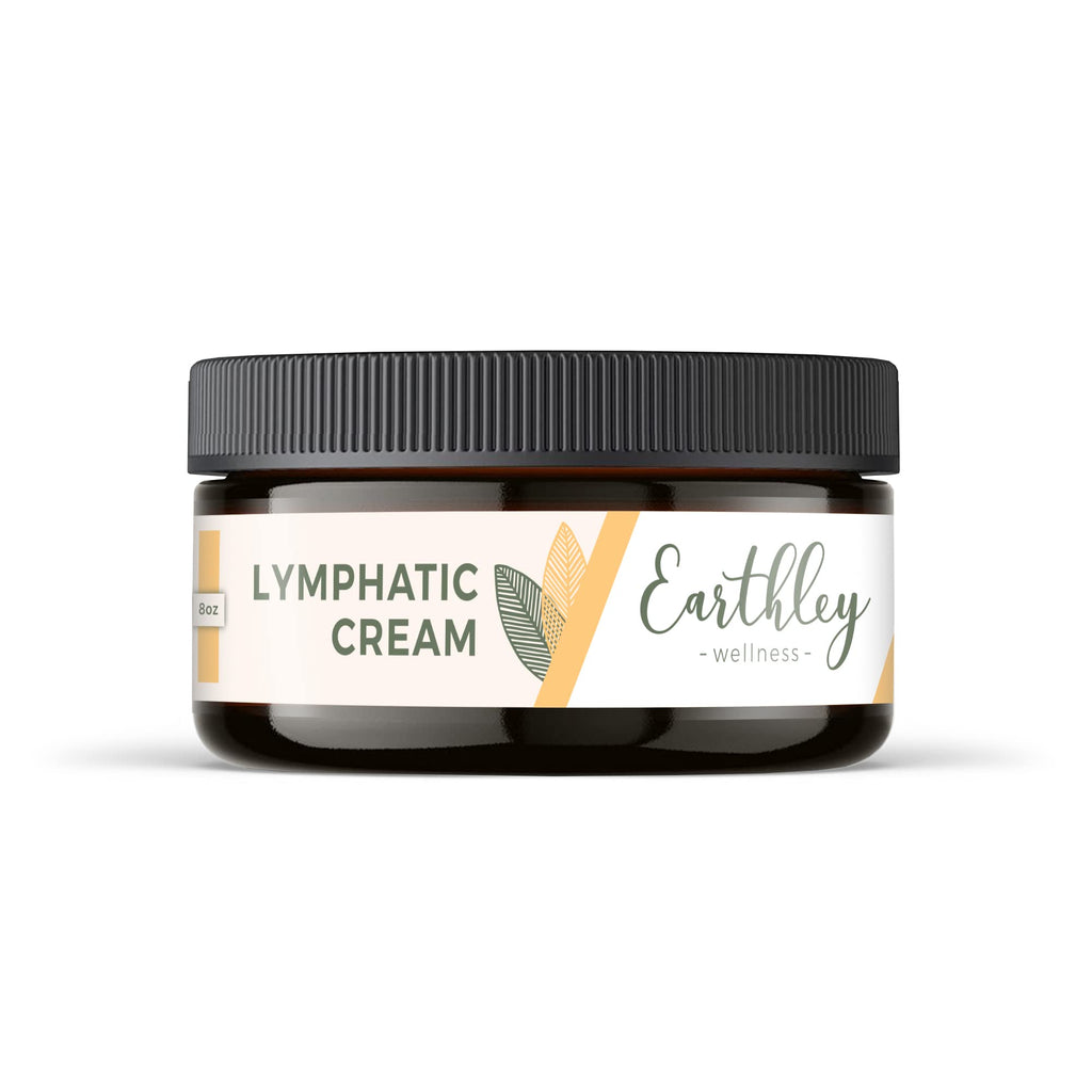 Earthley Wellness Lymphatic Cream – Natural Lymph Support with Castor Oil (8 oz)