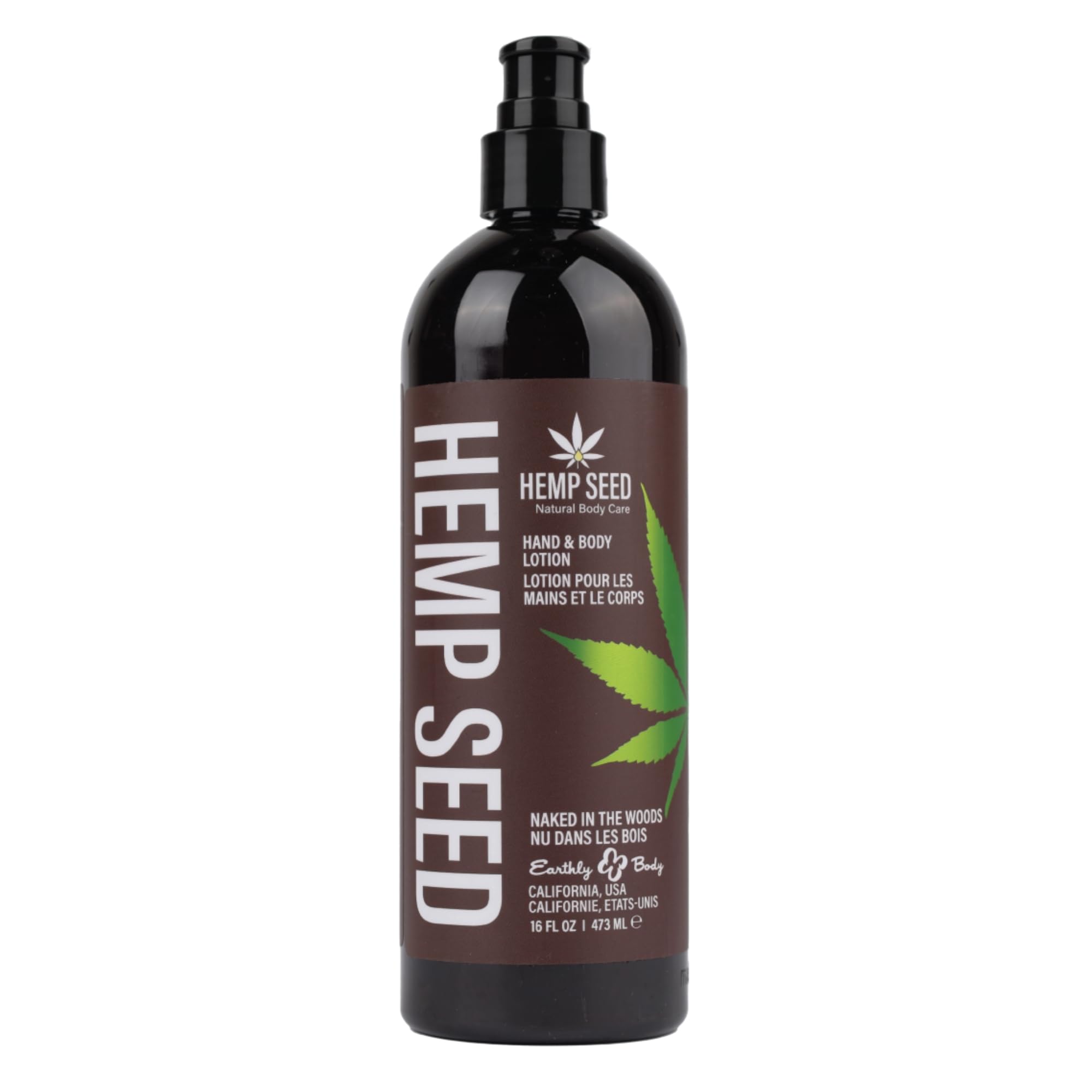 Earthly Body Hemp Seed Hand & Body Lotion – Naked in the Woods, 16 oz