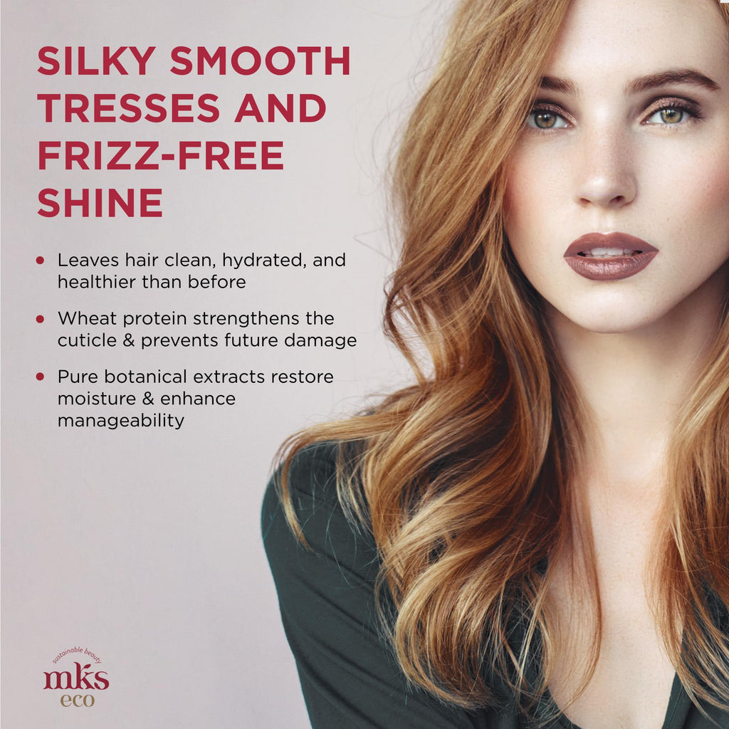 Earthly Body MKS eco Nourish Shampoo + Hydrate Conditioner – Isle of You (10 oz each) | Vegan, Cruelty-Free
