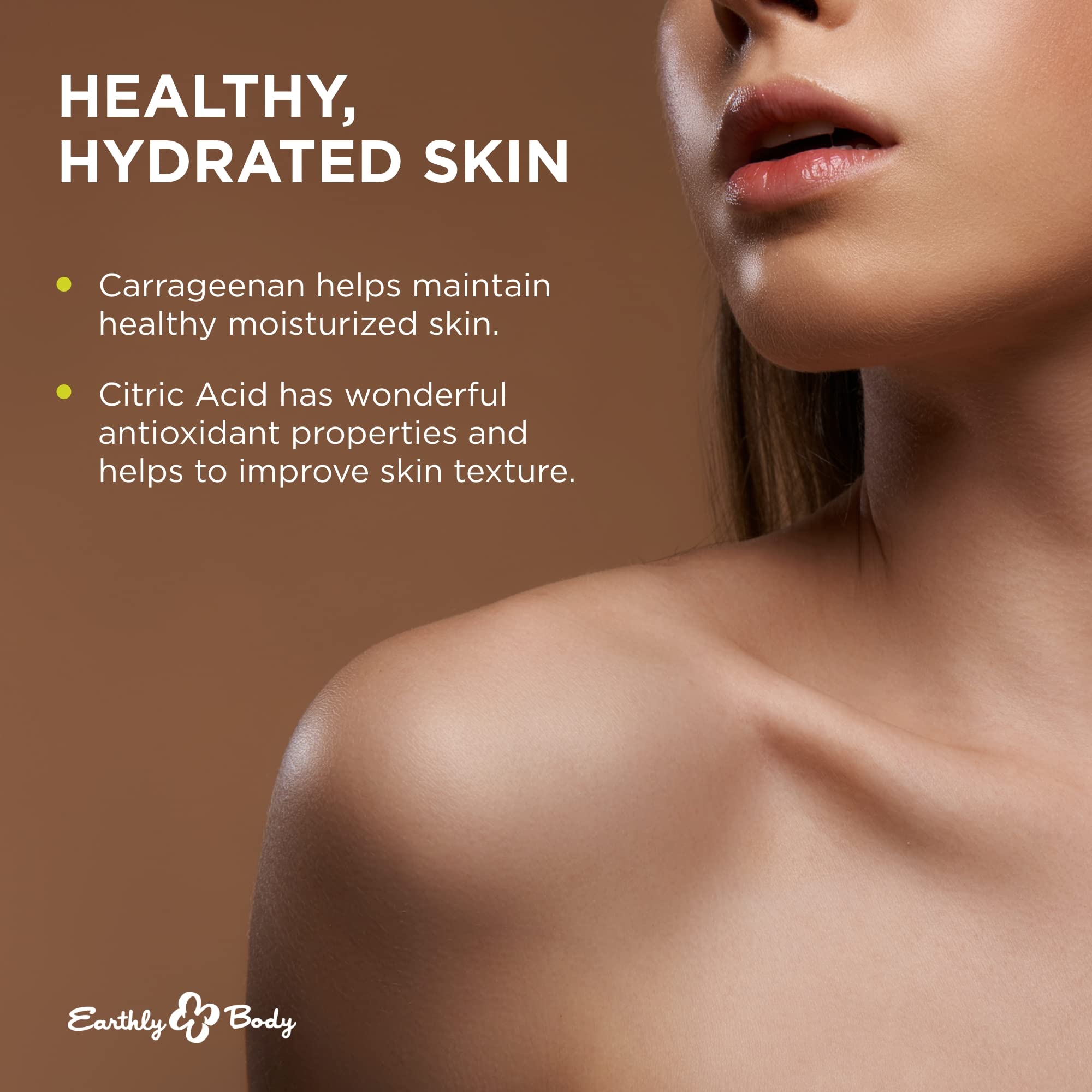 Earthly Body WaterSlide — 8 oz Water-Based Personal Moisturizer | 100% Natural, Vegan & Cruelty-Free