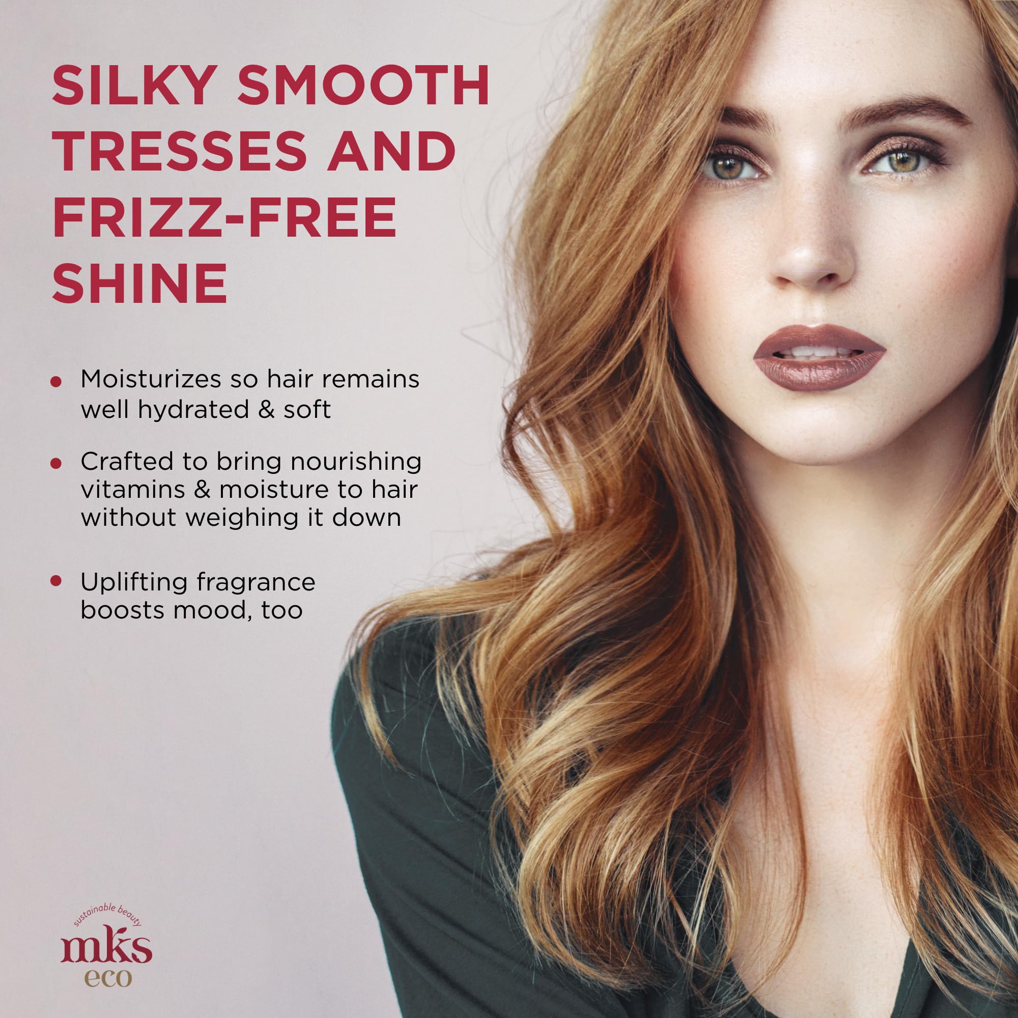 Earthly Body MKS eco Nourish Shampoo & Hydrate Conditioner for Fine Hair – Light Breeze (25 oz) | Vegan, Cruelty-Free