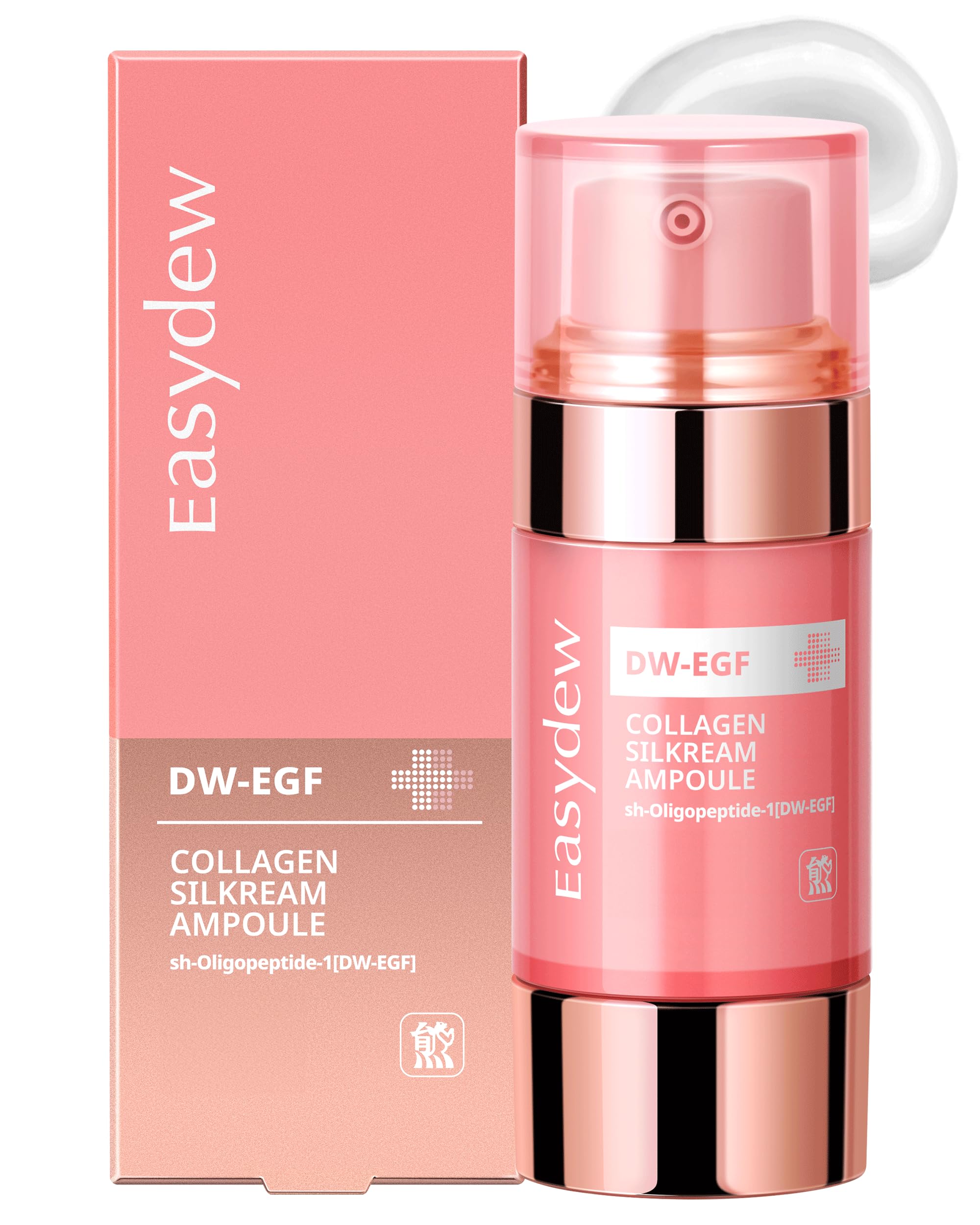 EASYDEW DW-EGF 55% Collagen Silkream Ampoule – Firmness & Elasticity Serum (1.86oz)