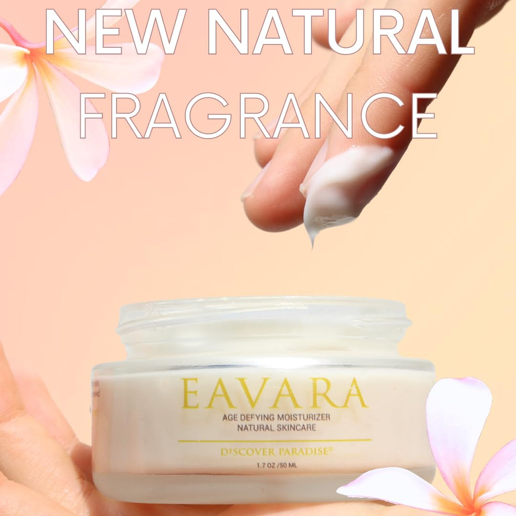 Eavara Anti Aging Face Moisturizer Cream – Organic Hyaluronic Acid & Shea Butter