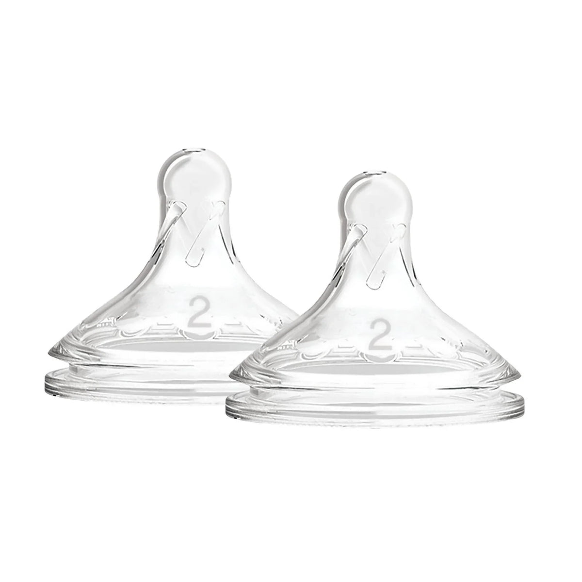 Dr. Brown's Options+ Baby Bottle Teats Level 2 Wide Neck 3+ months Pack of 2