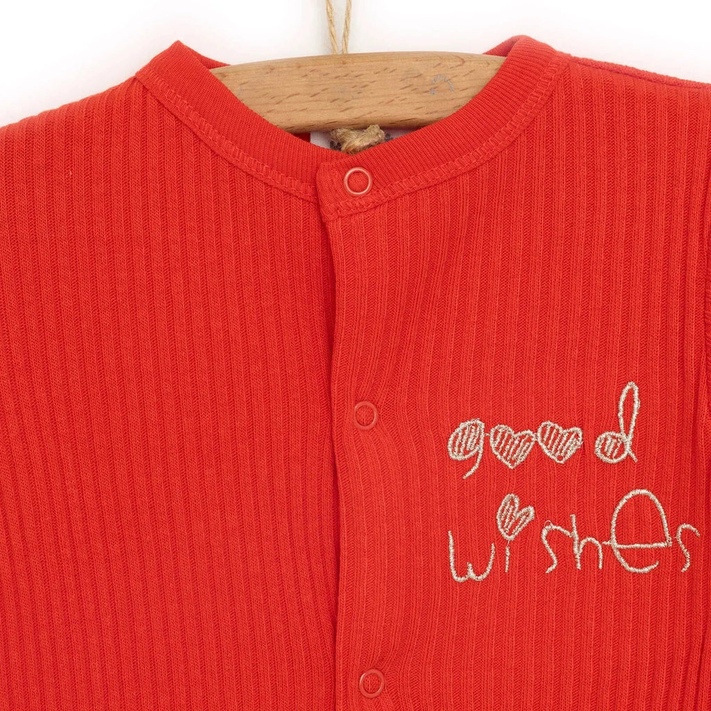 Bebetto Newborn Good Wishes Jumpsuit - Orange