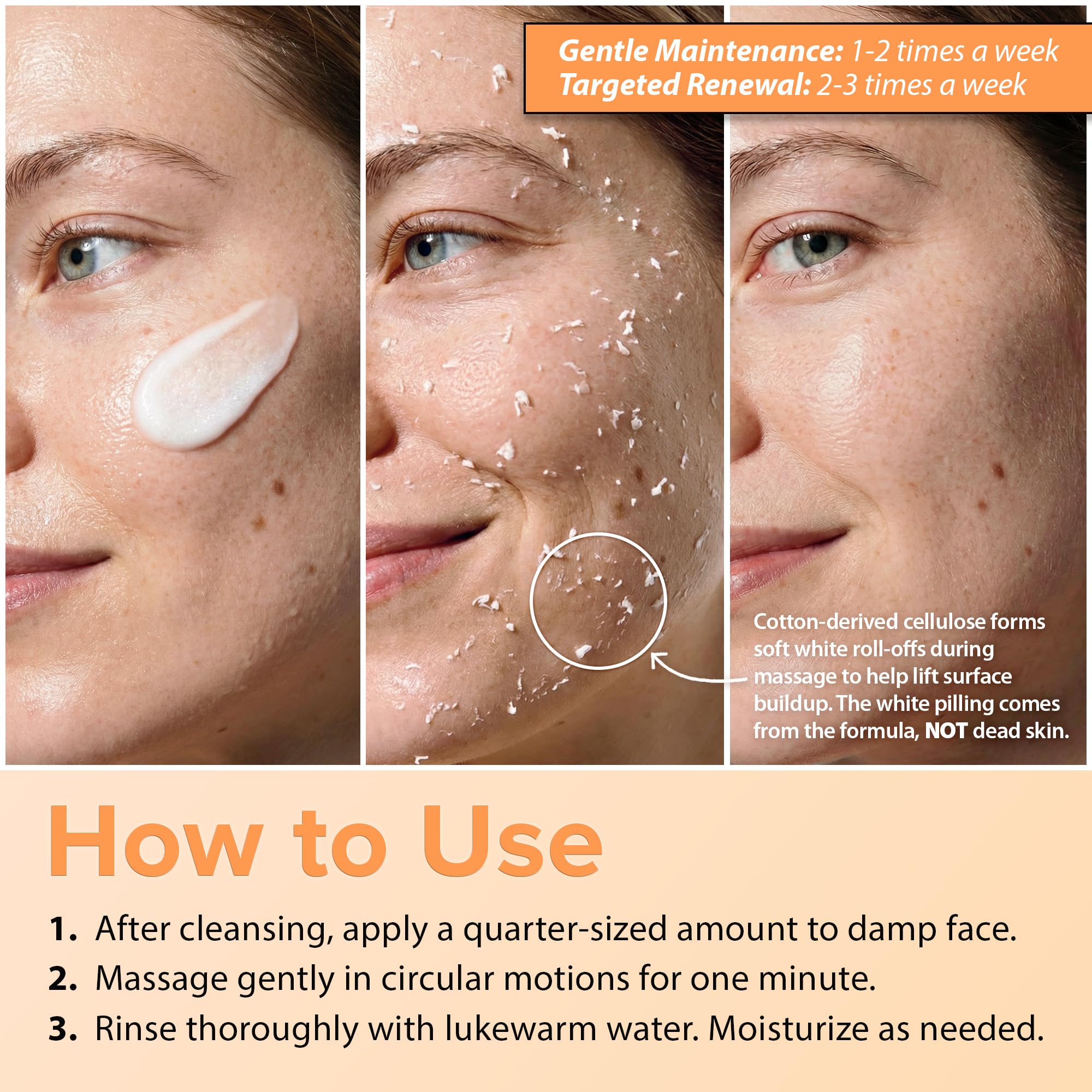 Ebanel 2-Pack Brightening Peeling Gel – Gentle Facial & Body Exfoliator
