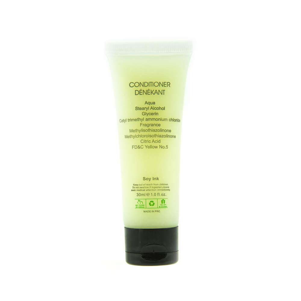 ECO amenities Hair Conditioner Tubes – Bulk Hotel Toiletries, TSA-Approved 1 oz (30 mL), 72-Pack