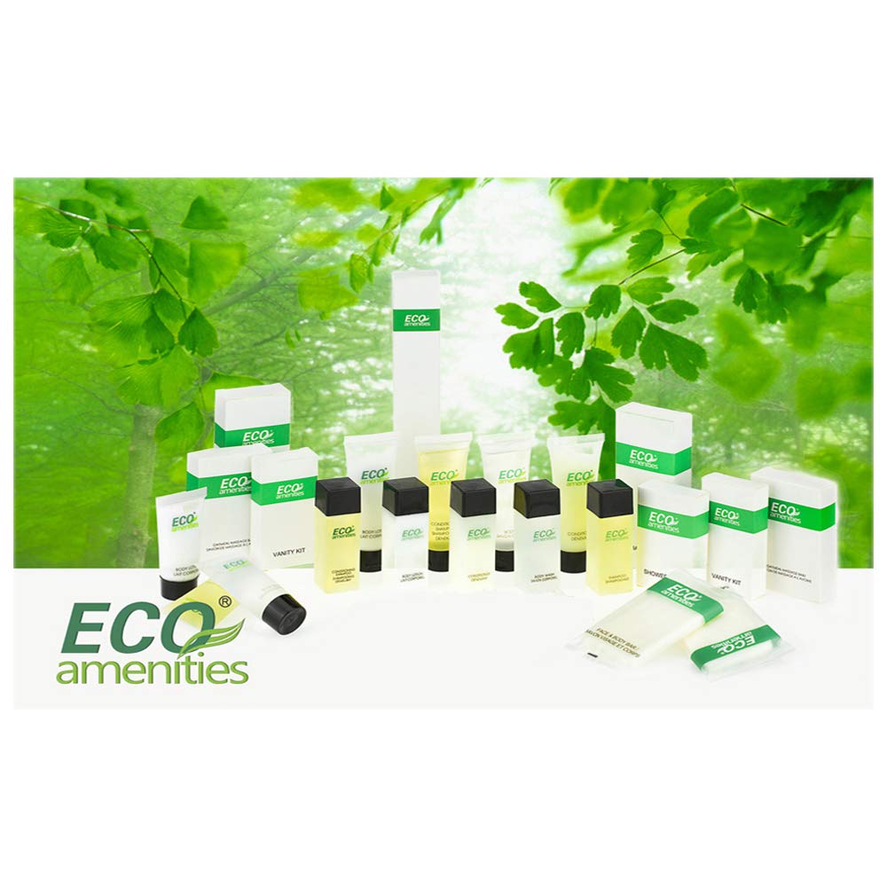 ECO AMENITIES Transparent Tube Flip Cap 30ml Body Lotion — 72 Tubes per Case for Hotels & Travel