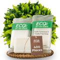 ECO amenities Travel Size Bar Soap — 400-Pack Bulk Hotel Soaps, 0.5 oz, Individually Wrapped