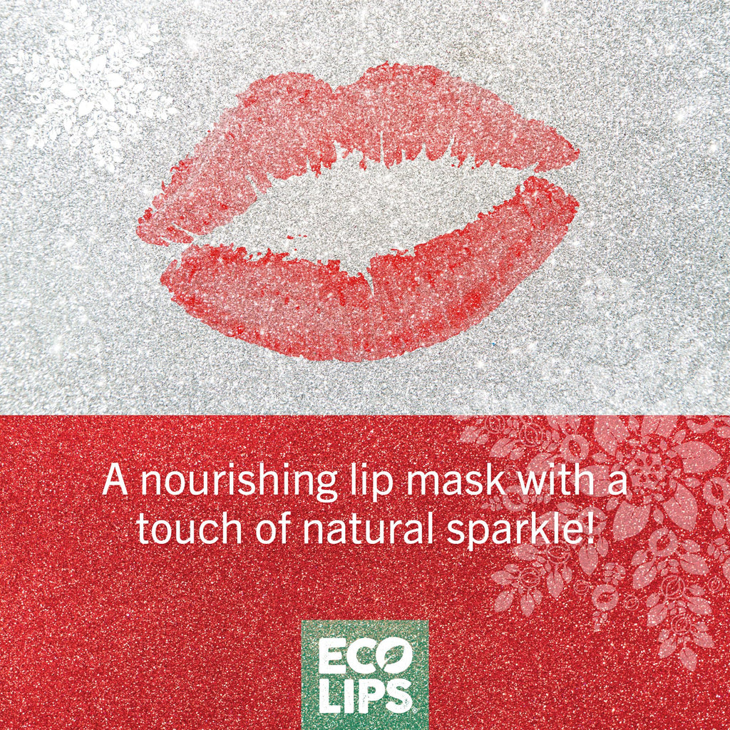 Eco Lips Vanilla Mint Candy Cane Lip Scrub & Lip Mask Duo – Natural Exfoliating Lip Care Set (2 x 0.25 oz)