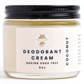 ECO ROOTS Natural Deodorant Cream – Aluminum-Free, Baking Soda Free, Vegan, Coconut Scent
