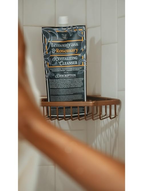 Ecoslay Silver Slay Revitalizing Cleanser – Lemongrass & Rosemary, 8 oz, Sulfate-Free Shampoo